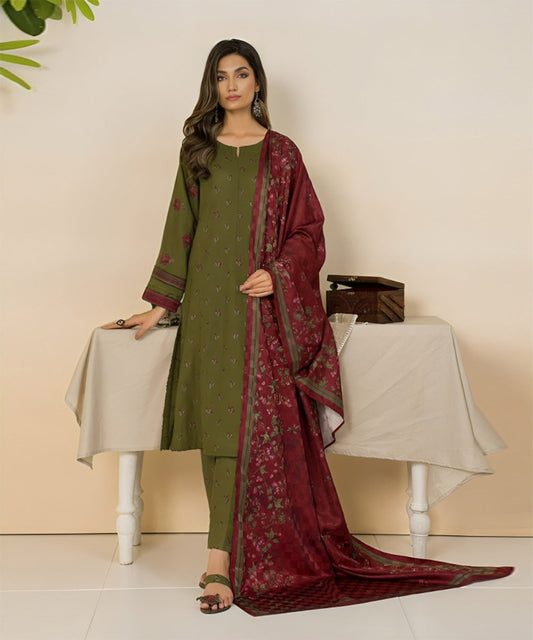 Dhanak 3PC Embroidered-646