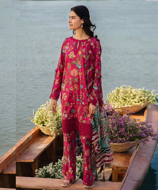 MARIA B KHADDAR 3PC WITH KHADDAR PRINTED SHIRT & TROUSER-907