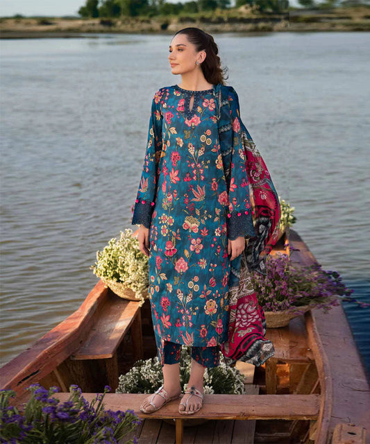 MARIA B KHADDAR 3PC WITH KHADDAR PRINTED SHIRT & TROUSER-905