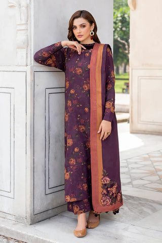 Shahanah 3PC Karandi Printed Suit-828