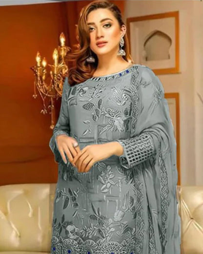 Linen 3PC Embroidered-219