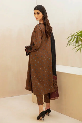 Shahanah 3PC Karandi Printed Suit-809