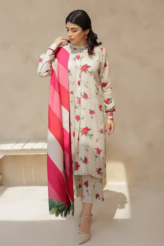 Shahanah 3PC Karandi Printed Suit-805