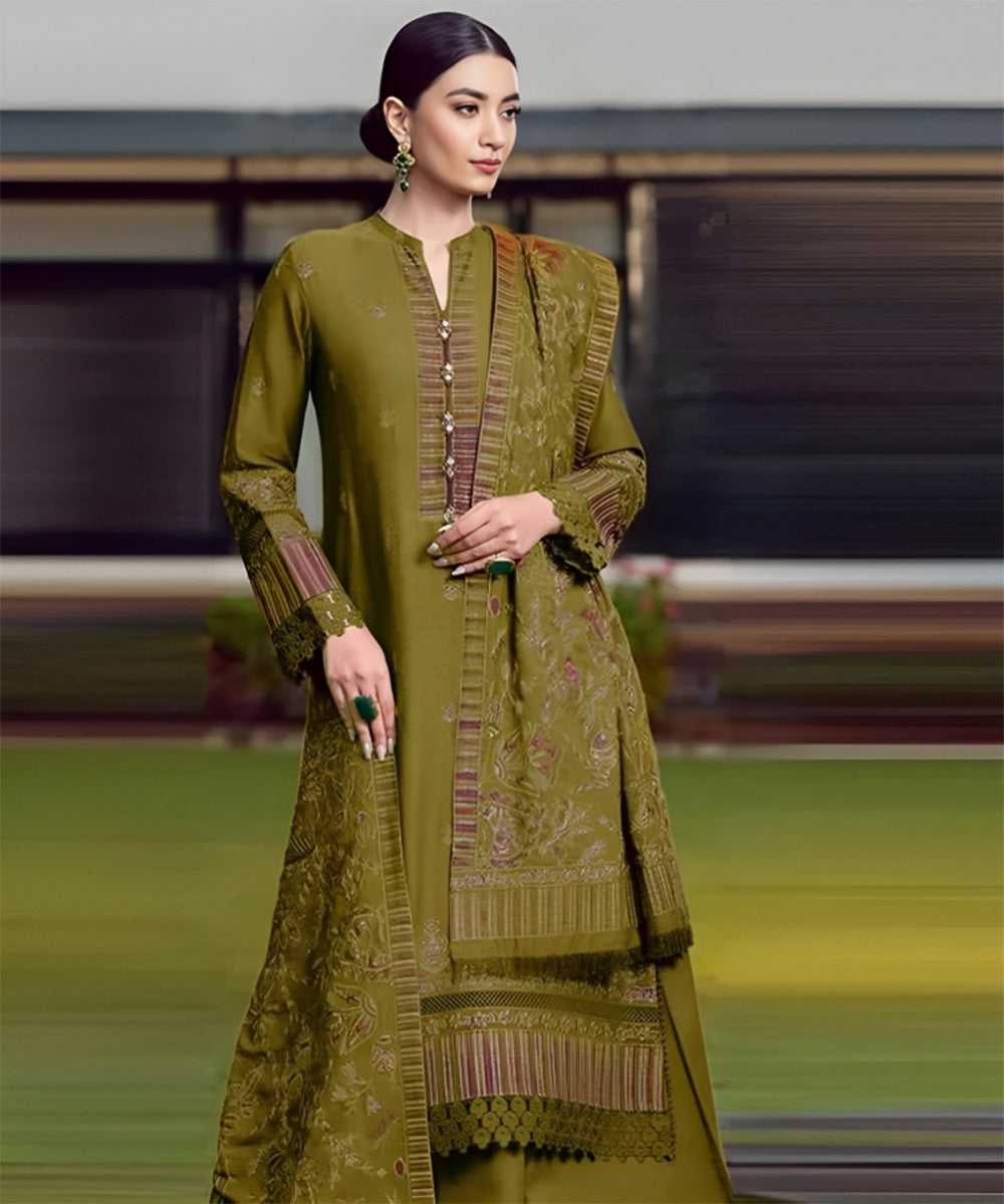 Dhanak 3PC Embroidered-579