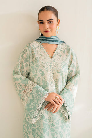 SHAHANAH KHADDAR 3PC - PRINTED SHIRT & TROUSER-906