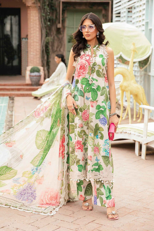 MARIA B KHADDAR 3PC WITH KHADDAR PRINTED SHIRT & TROUSER-918