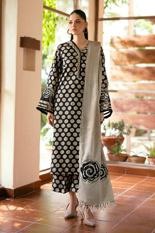 Shahanah 3PC Karandi Printed Suit-827