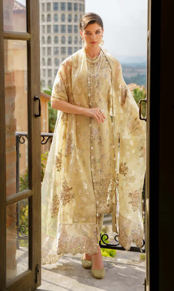 MARIA B KHADDAR 3PC WITH KHADDAR PRINTED SHIRT & TROUSER-912