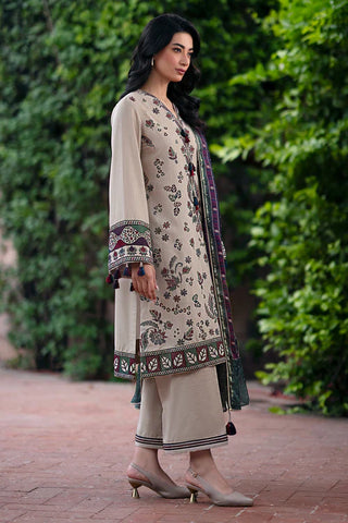 JAZMIN 3PC Khaddar Embroidered Shirt With Printed Dupatta-210