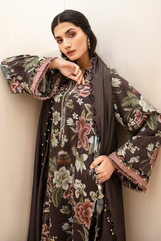 Shahanah 3PC Karandi Printed Suit-833