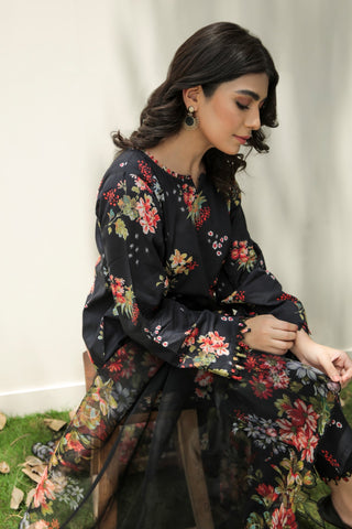 SHAHANAH KHADDAR 3PC - PRINTED SHIRT & TROUSER-903