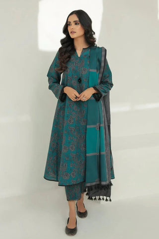 Shahanah 3PC Karandi Printed Suit 803