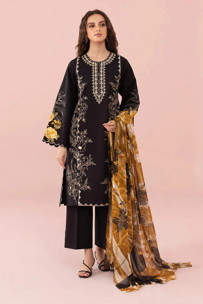 SAPPHIRE 3PC Lawn Embroidered Shirt With Printed Dupatta-388