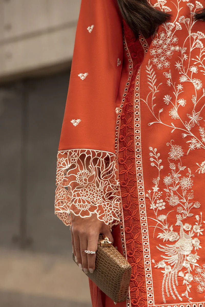 RANG RASIYA LAWN 3PC EMBROIDERED WITH LAWN EMBROIDERED DUPATTA-528