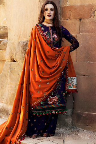 Dhanak 3PC Embroidered-1304