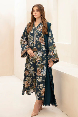 Shahanah 3PC Karandi Printed Suit-832