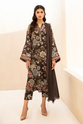 Shahanah 3PC Karandi Printed Suit-833