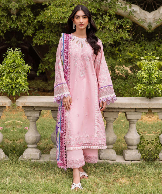 Sadaf Fawad Khan Dhanak 3PC Embroidered With Digital Printed Pashmina Shawl-115